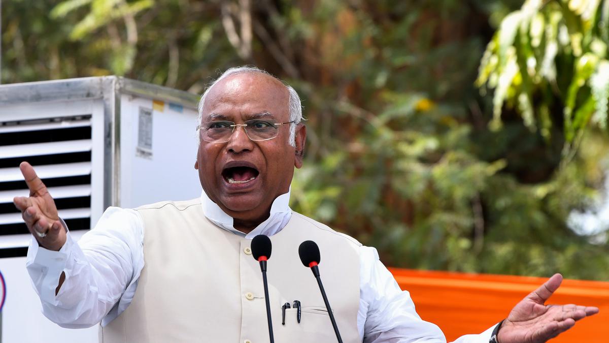 Congress President Kharge Writes To President Murmu About