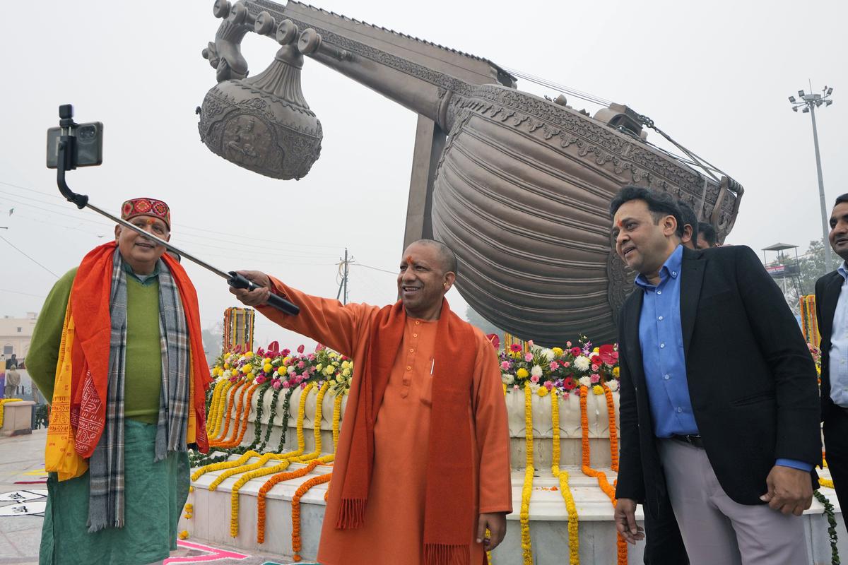 Yogi Adityanath Visits Ayodhya Ahead Of PM Modis Visit The Hindu