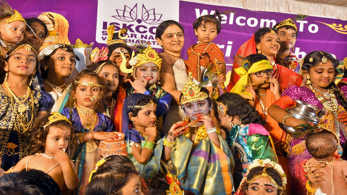 Fervour And Gaiety Mark Janmashtami Celebrations In Visakhapatnam The