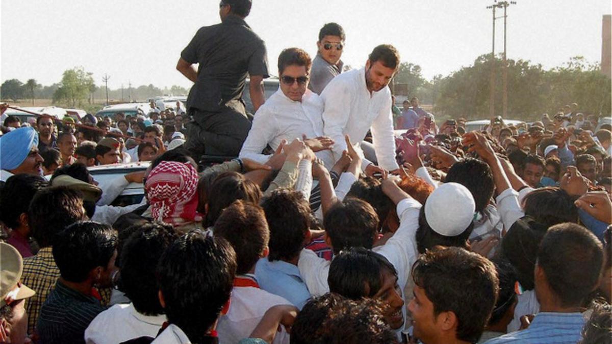 Rahul Holds Roadshow In Sultanpur Ahead Of Filing Nomination The Hindu