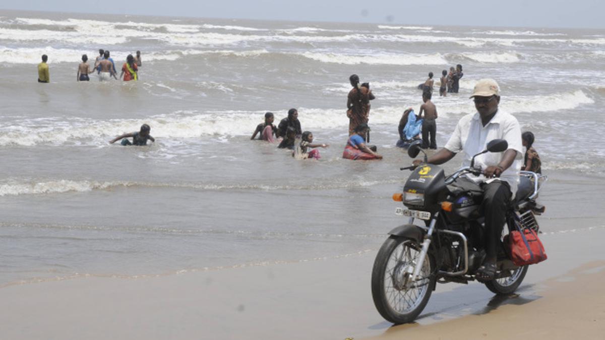 Manginapudi Beach Ideal Destination For Tourists The Hindu