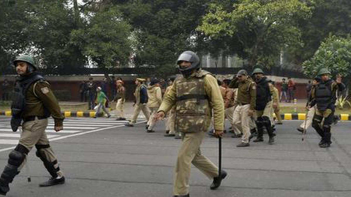 Heavy Police Deployment At Mandi House In View Of Anti Caa Protest Call