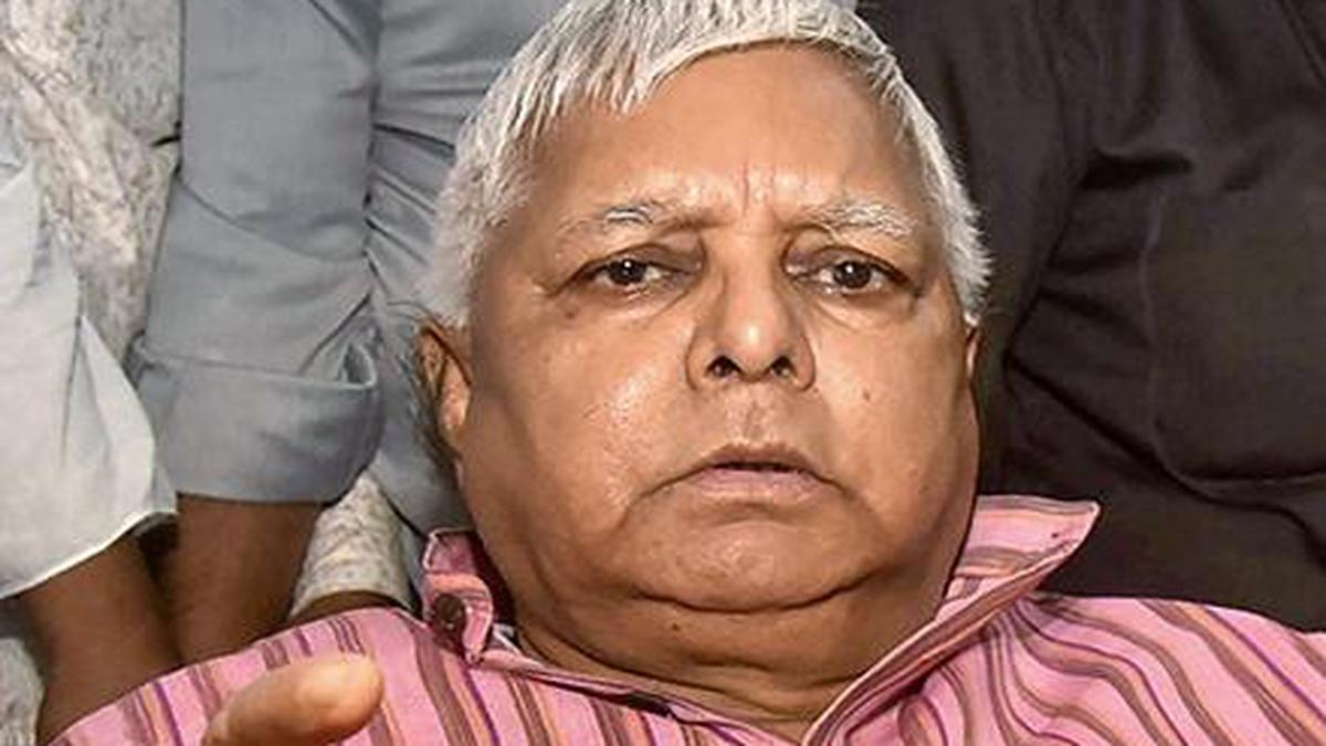 Lalu Prasads Bail Plea In Fodder Scam Cases Rejected The Hindu