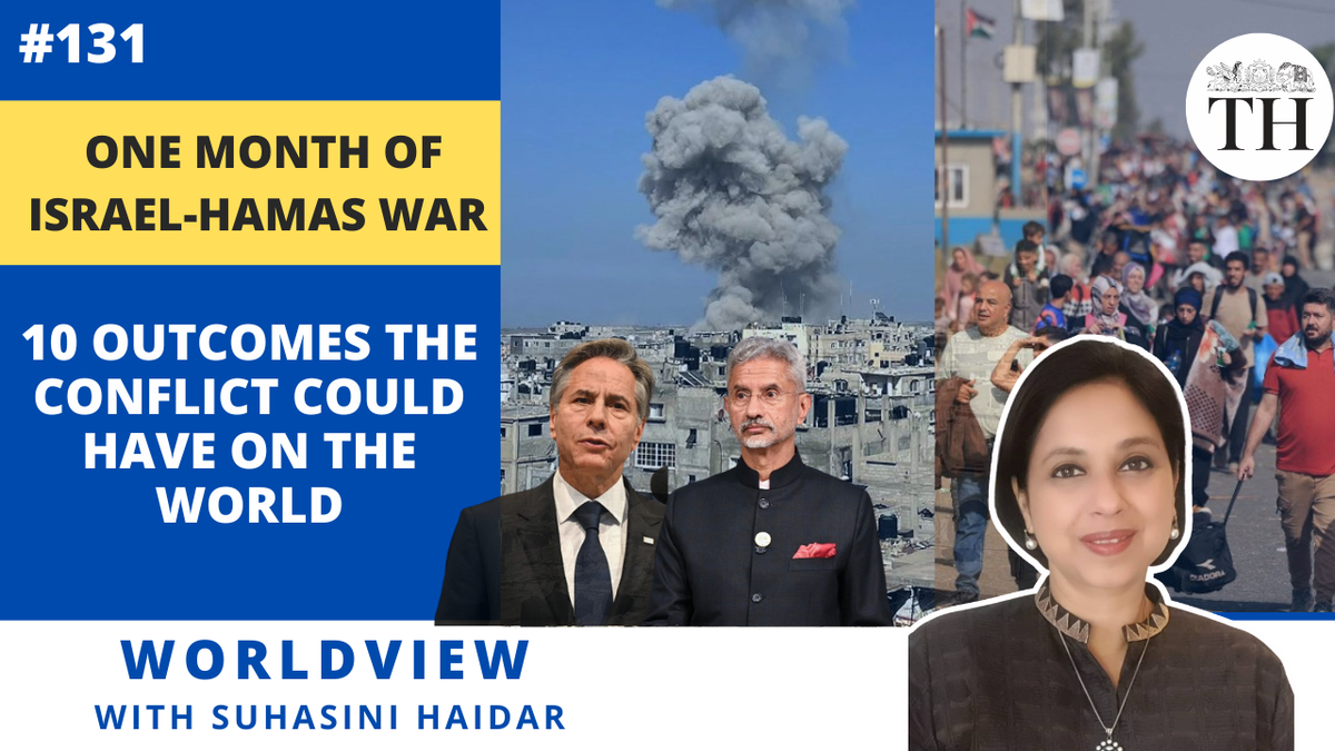 Worldview With Suhasini Haidar One Month Of Israel Hamas War 10