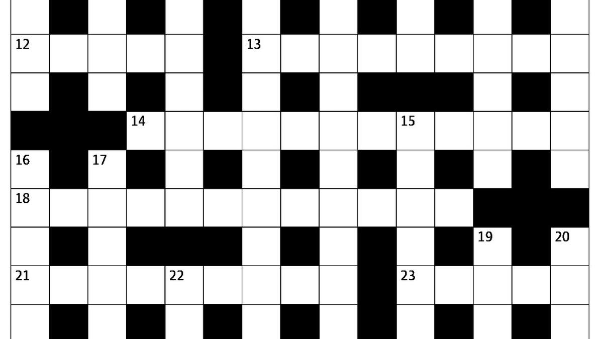 The Sunday Crossword No. 3269