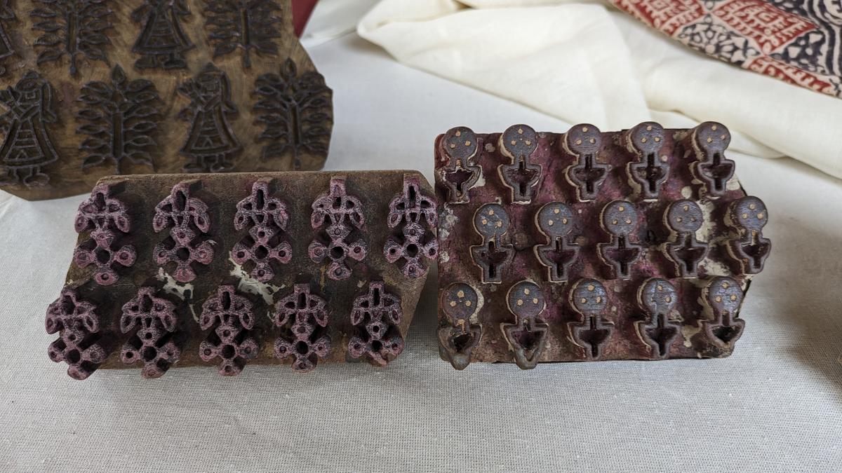 Blocks that Khatri uses for bela printing.