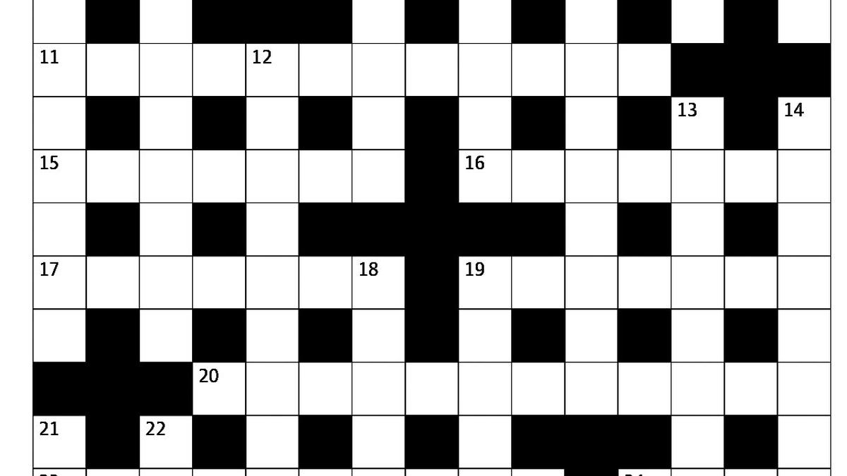 The Sunday Crossword No. 3281