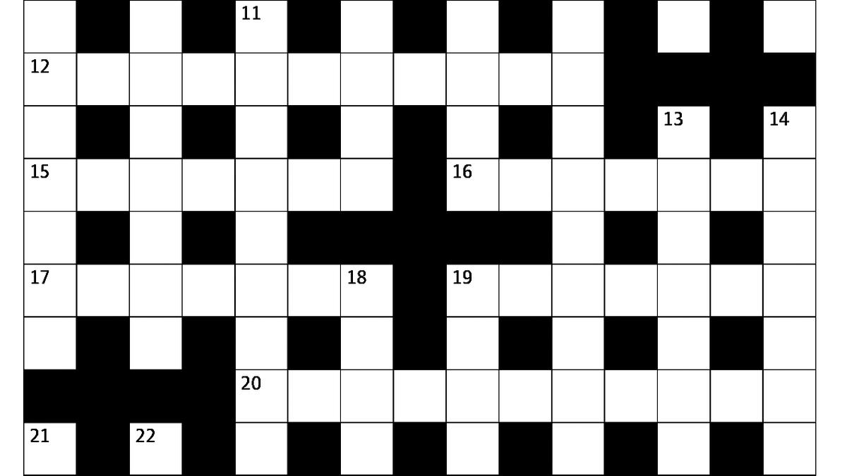 The Sunday Crossword No. 3309