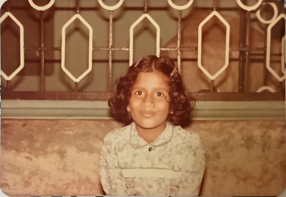 The author as a young girl.