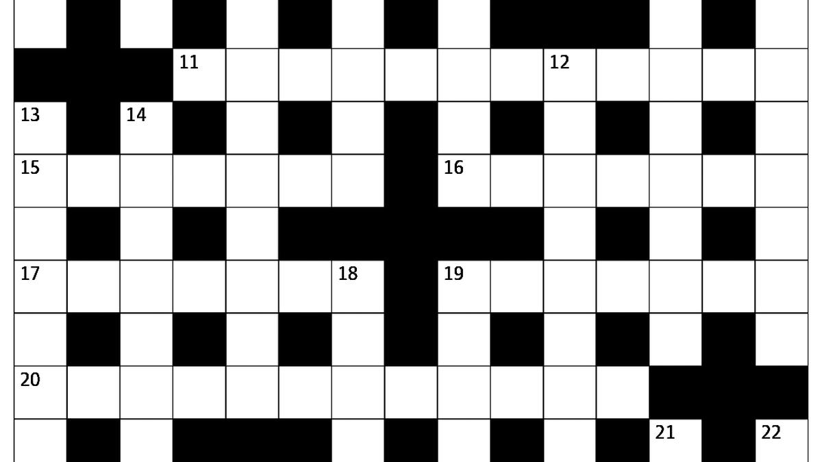 The Sunday Crossword No. 3307