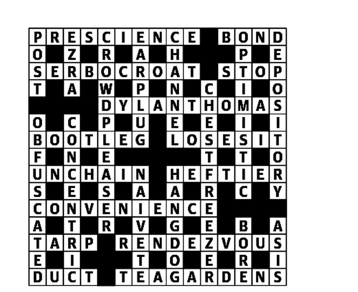 The Sunday Crossword No. 3275 - The Hindu