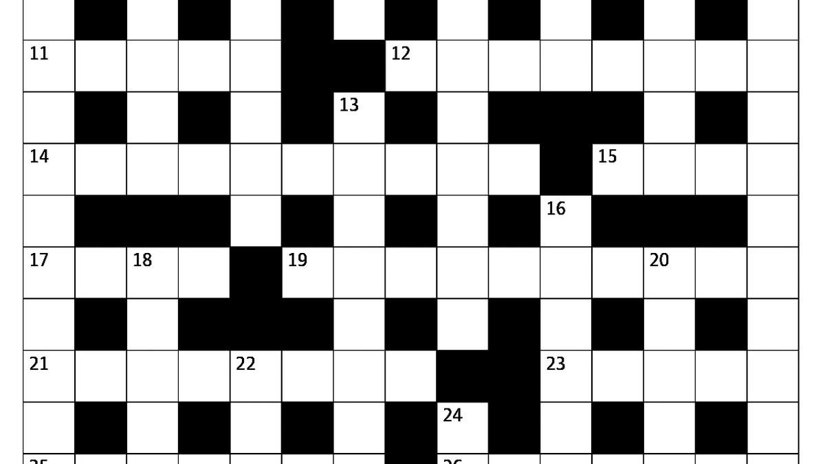 The Sunday Crossword No. 3282