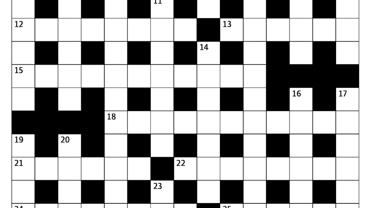 The Sunday Crossword No. 3294