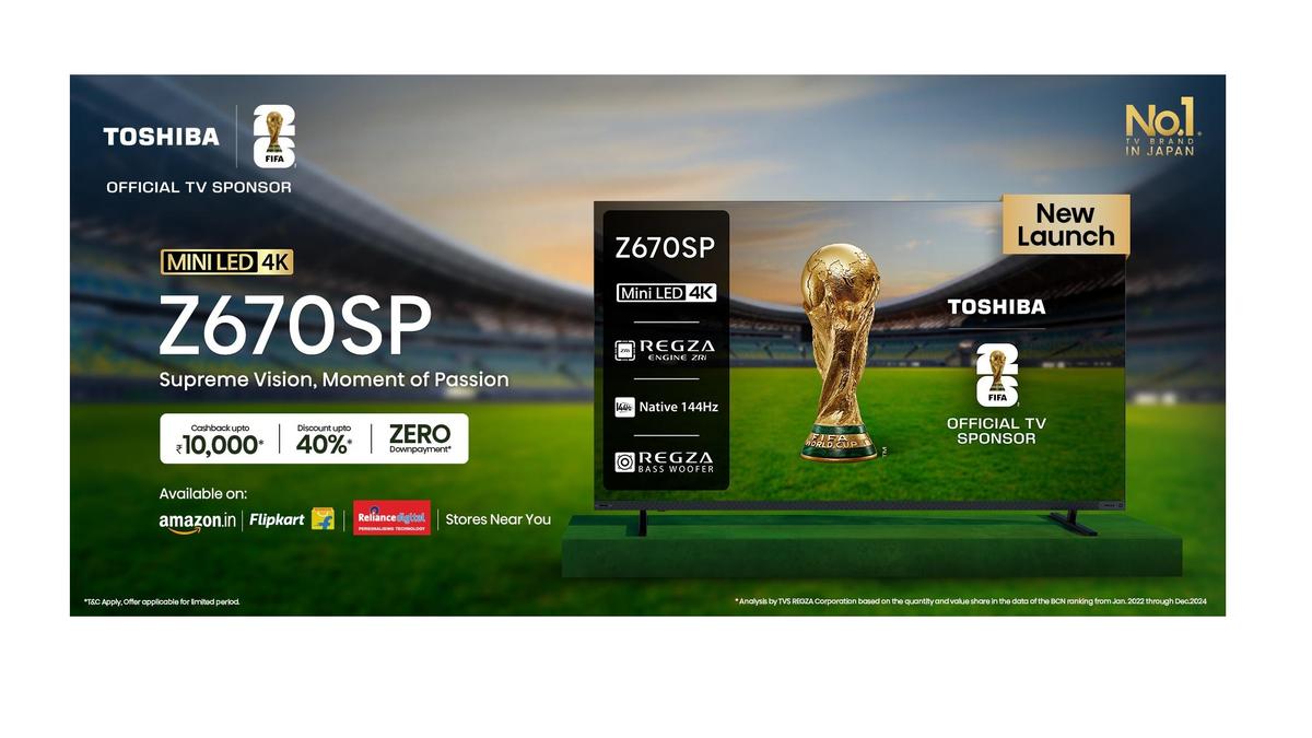 Toshiba Unveils Z670SP Series, Its First MiniLED TV Range with Front Firing Speakers, 144Hz Performance, and REGZA Intelligence