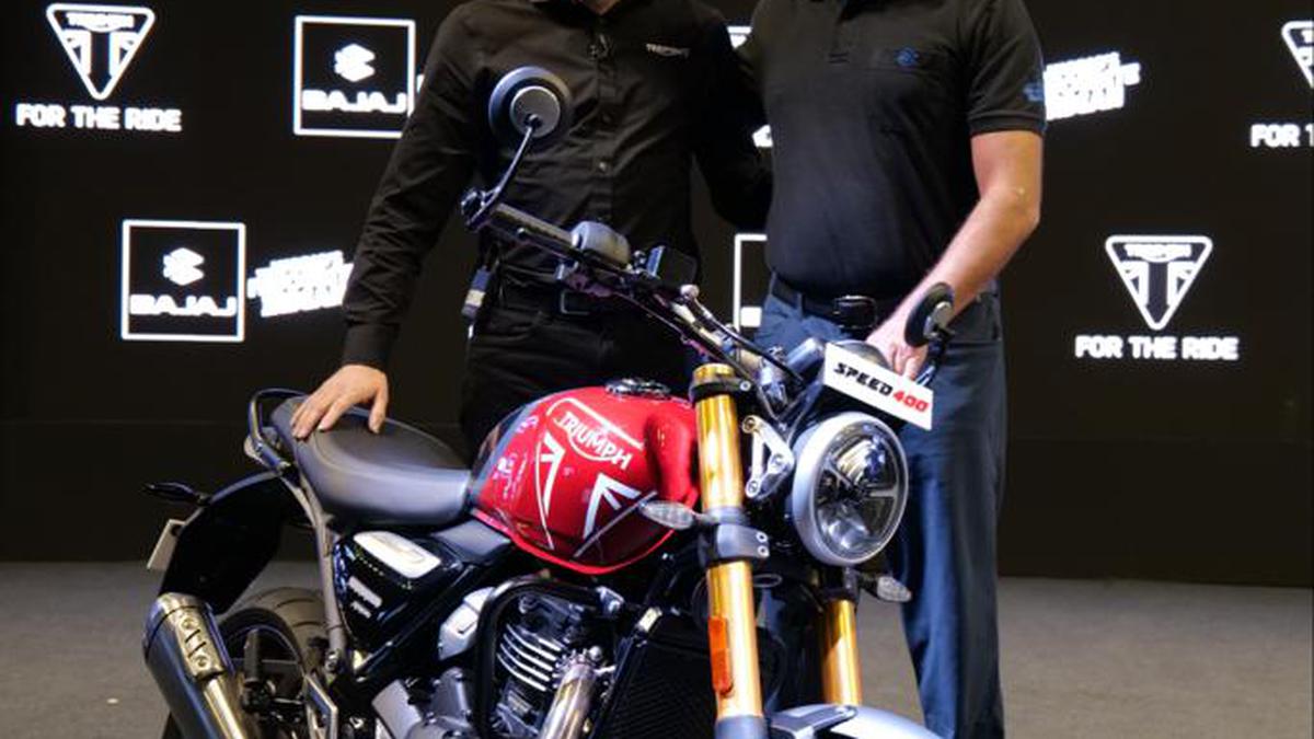 Triumph, Bajaj Auto unveil Speed 400, Scrambler 400 X in India