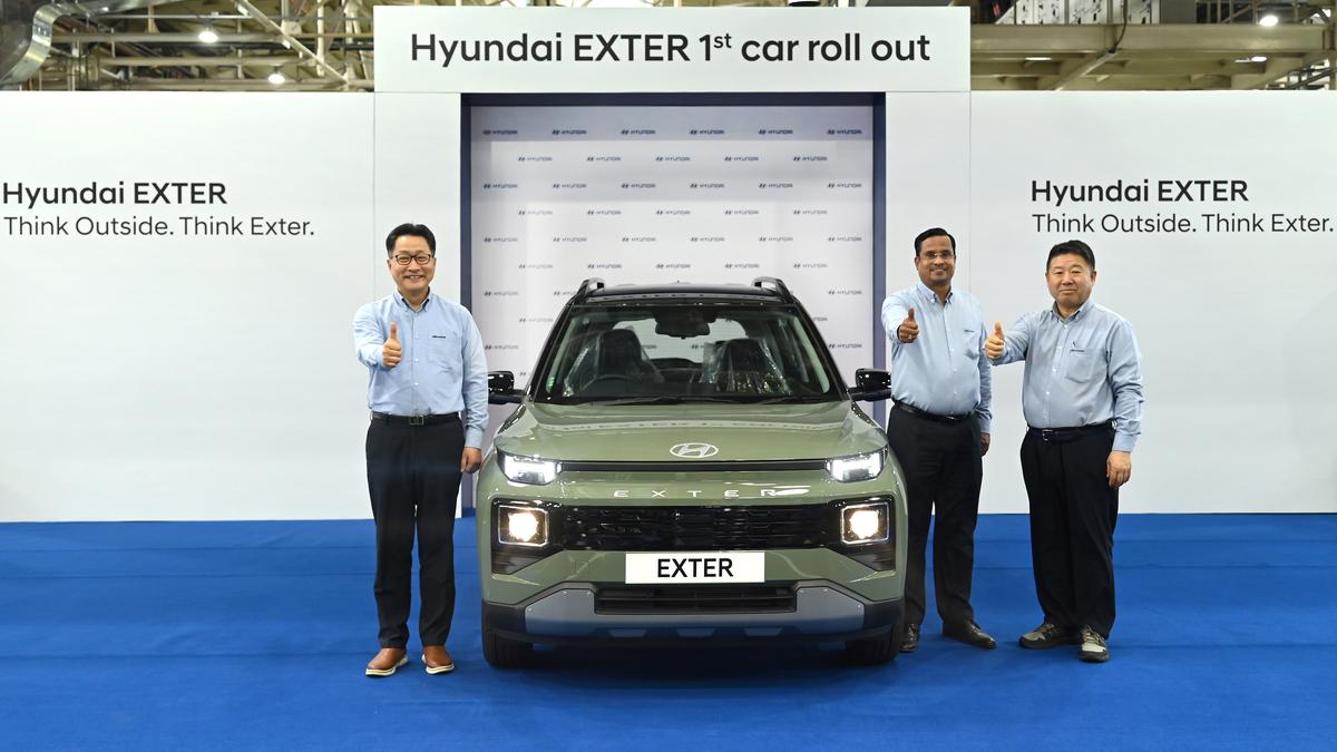 Hyundai Motor commences production of micro SUV EXTER