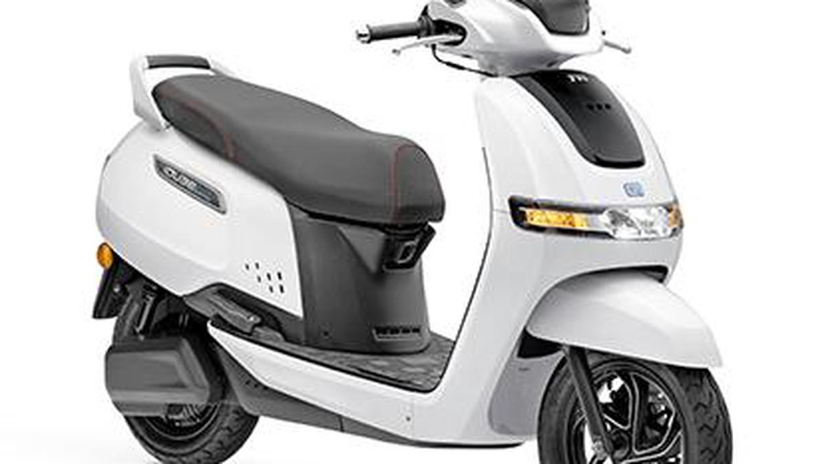 TVS unveils electric scooter TVS iQube in Chennai - The Hindu