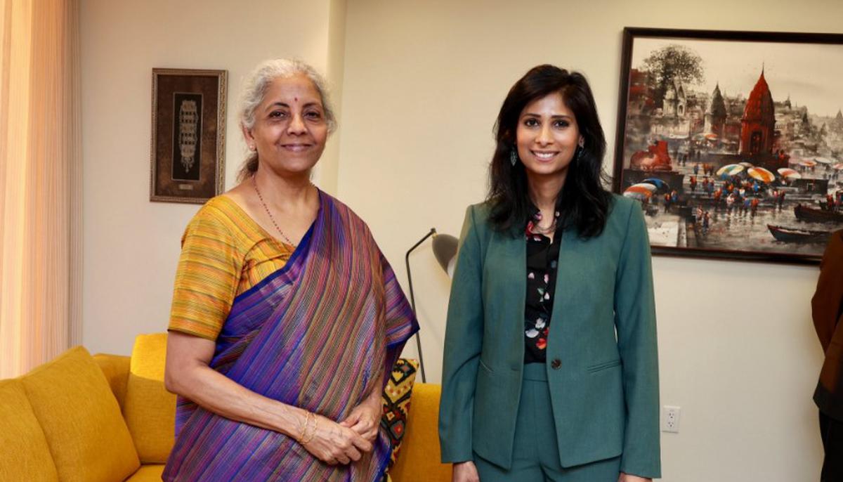 Sitharaman discusses current global situation and G-20 presidency with Gita Gopinath