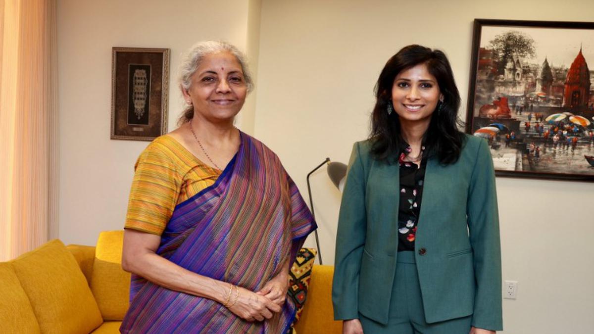 Sitharaman discusses current global situation and G-20 presidency with Gita Gopinath