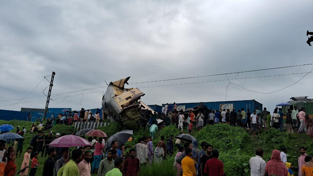 Kanchanjungha Express collides with goods train near West Bengal's New Jalpaiguri