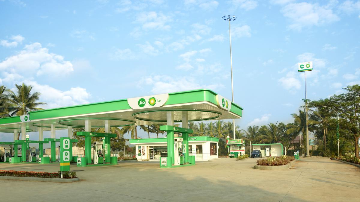 jio-bp-opens-its-first-petrol-pump-the-hindu