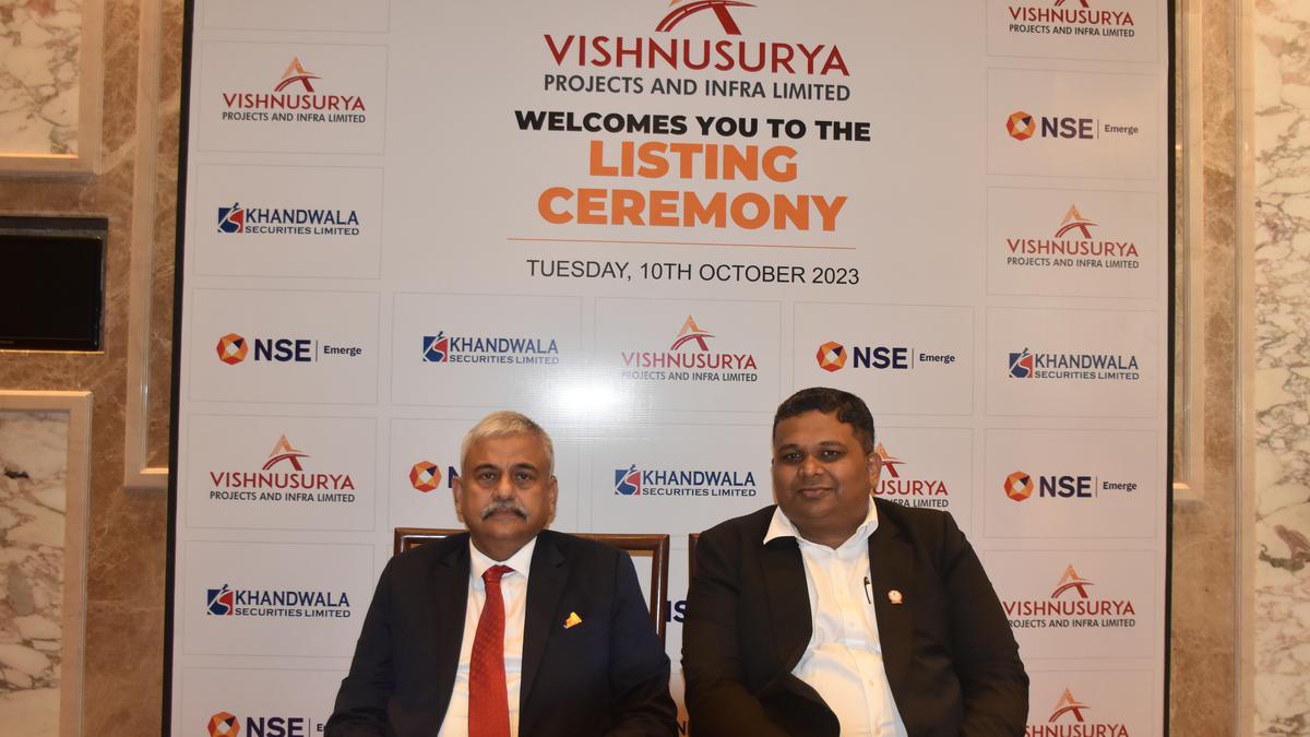 Vishnusurya Projects debuts on NSE Emerge at 12% premium