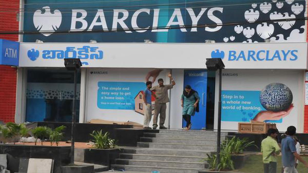 Barclays Bank infuses over ₹3,000 crore in India operations - The Hindu