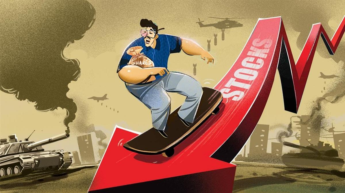 thehindu.com - Vaishali R Venkat - When the cannons boom: stock markets in wartime