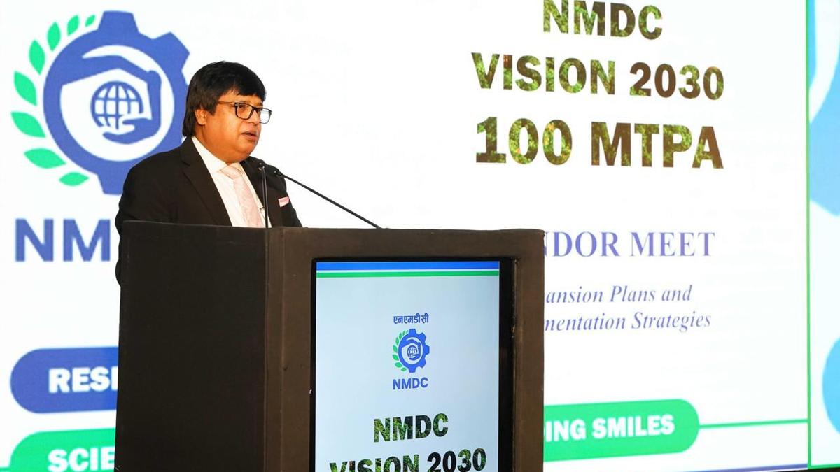 NMDC plans over ₹70,000 cr. capex to double production to 100 MT by 2030