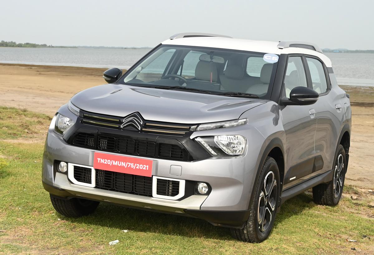 Citroen new model C3 Aircross SUV unveiled to press in Chennai recently