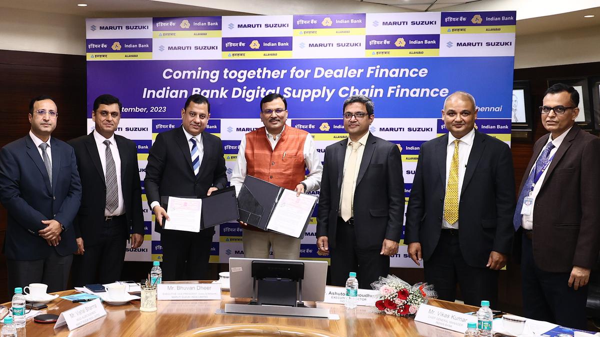 Indian Bank ties up with Maruti Suzuki for inventory financing