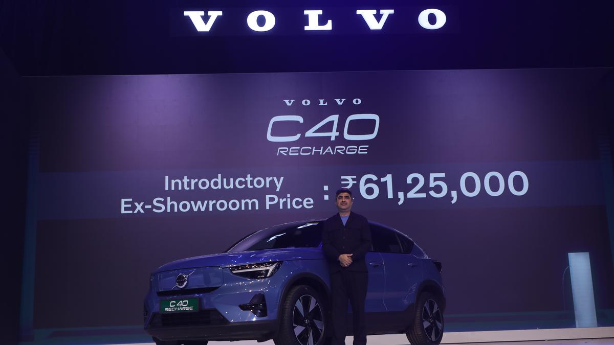 Volvo showcases born-electric car C40 Recharge