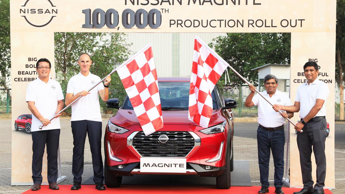 Nissan Motor India rolls out 1,00,000th unit of Magnite SUV