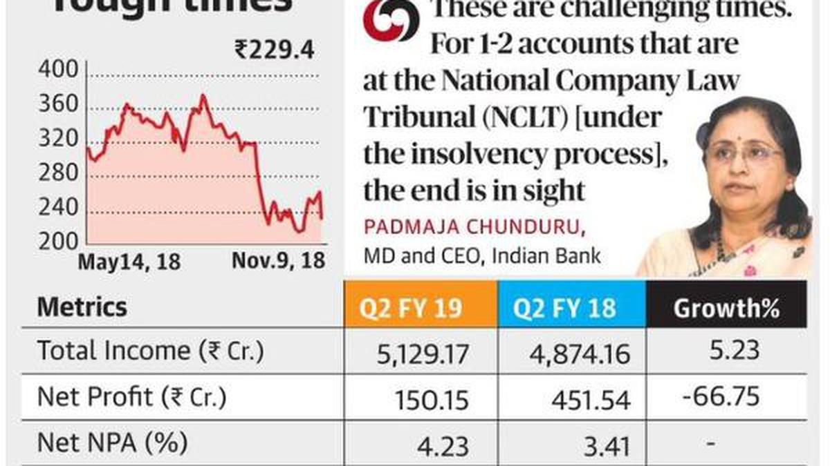 Indian Bank’s Profit Slumps On Provisions - The Hindu