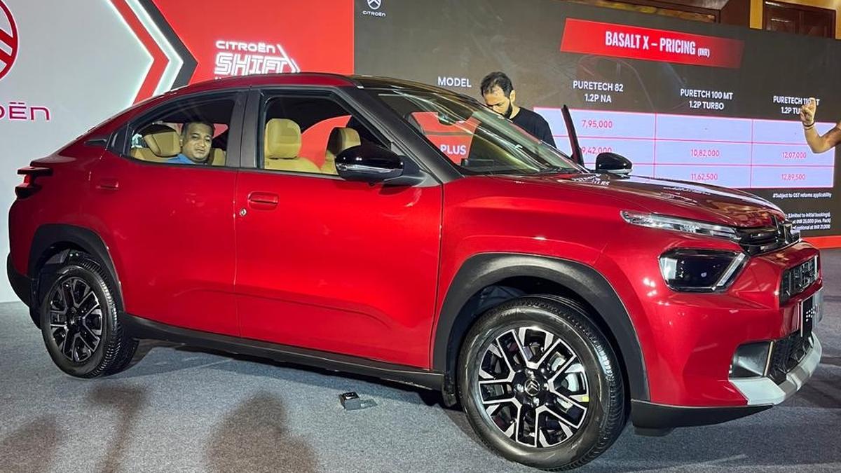 Citroën India introduces Basalt X starting ₹7.95 lakh 