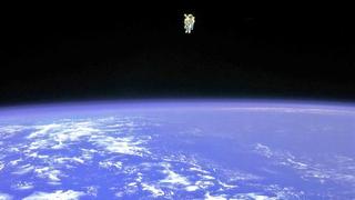 Bruce McCandless II moved farther from the confines and safety of a spacecraft than any previous astronaut had ever been before.  