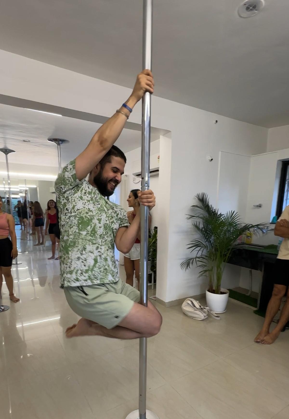 Sarosh Vandrewalla is a pilot by profession, a level 1 Animal Flow trainer and a pole dance student  