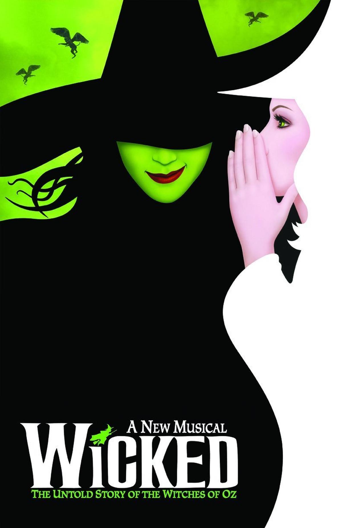 Poster for “Wicked” the musical