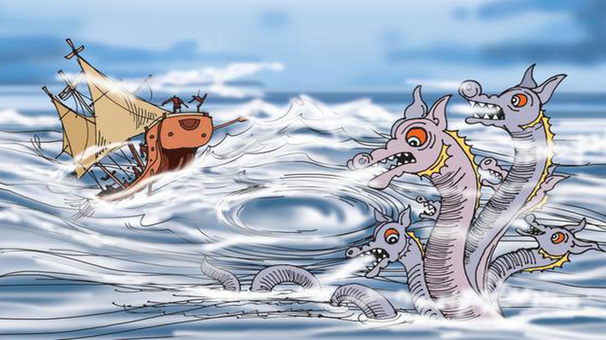 The Story Of Scylla And Charybdis, Two Monsters From Greek Mythology ...