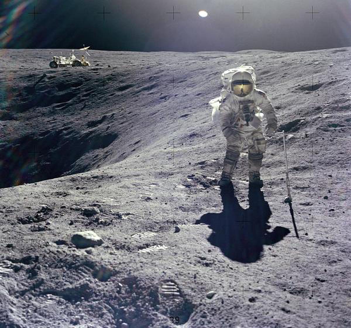 Аполлон 16 на Луне. Астронавты на Луне. Американцы на Луне. Почему на луне не живут люди 1