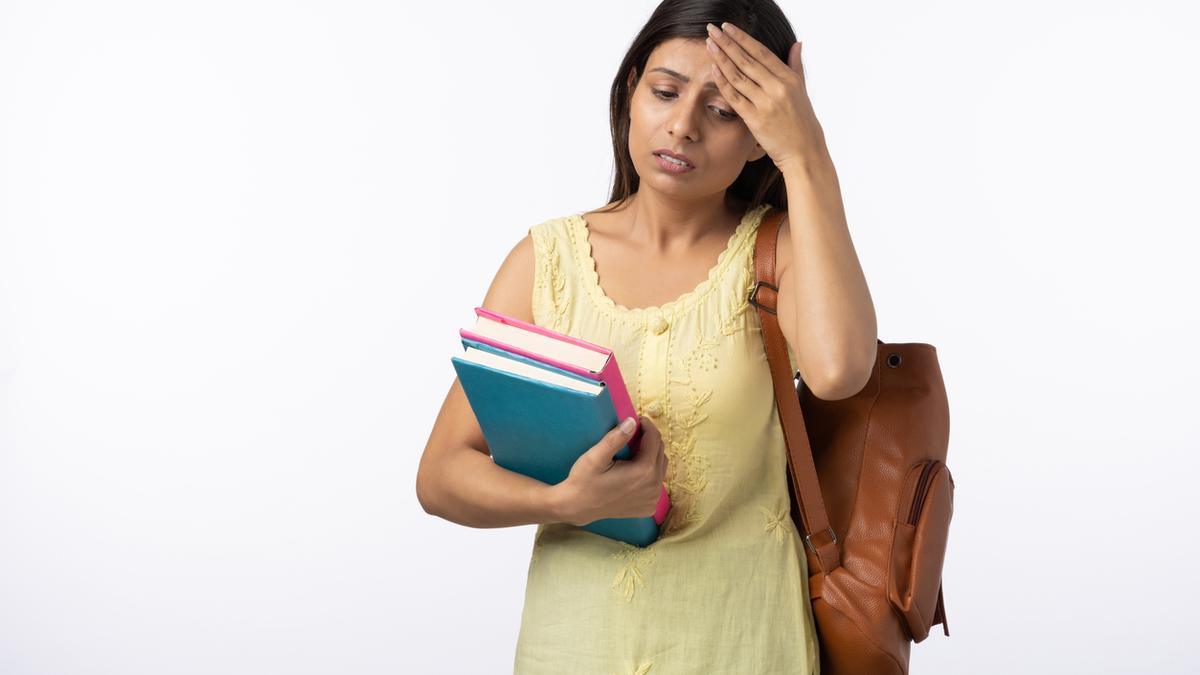 NSUI protests at DU demanding 12-day menstrual leave per semester