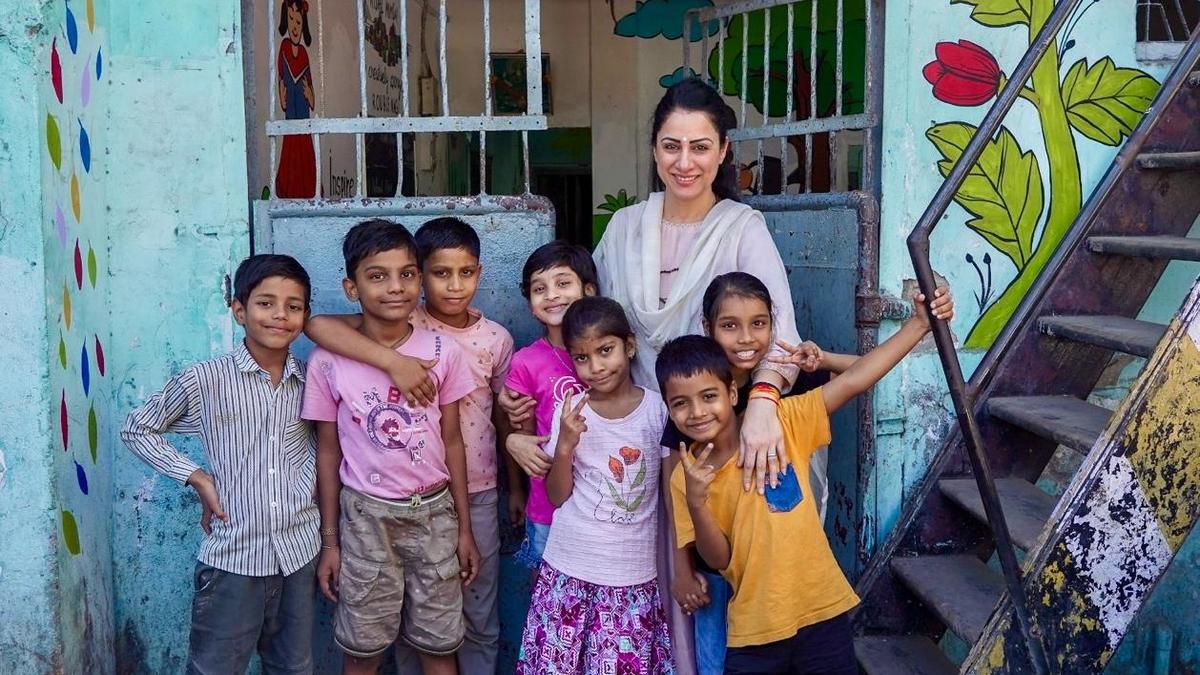 Art, education and hope: How Rouble Nagi is transforming slums into classrooms