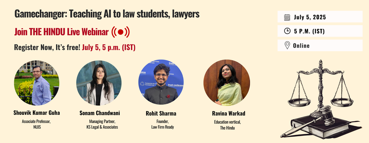 Register now for free to ask questions and interact with the panellists. Those who ask the three best questions will receive a free online subscription to The Hindu.