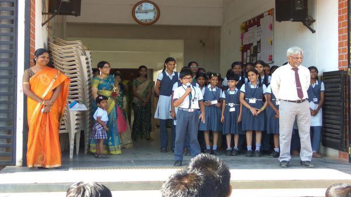 When a class VI student took charge of his school for a day - The Hindu