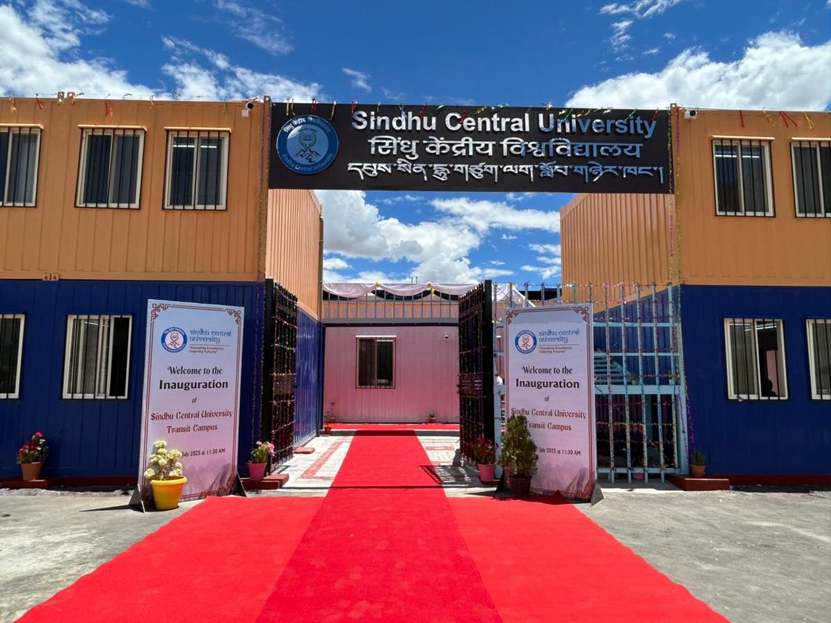 The university is named after the ancient river Sindhu and is also India’s first trans-Himalayan central university. | Photo: Official X handle SCU The university is named after the ancient river Sindhu and is also India’s first trans-Himalayan central university. | Photo: Official X handle SCU