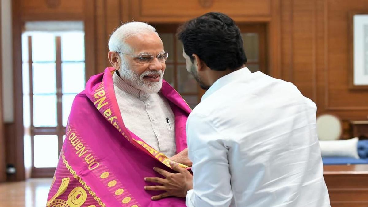 Jagan Mohan Reddy Meets Modi Discuss Scs To Andhra The Hindu 5355