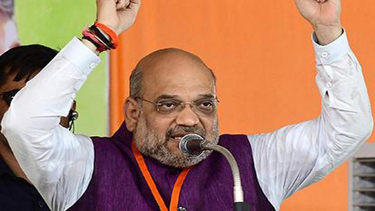 Modi is the man with 56-inch chest: Amit Shah - The Hindu