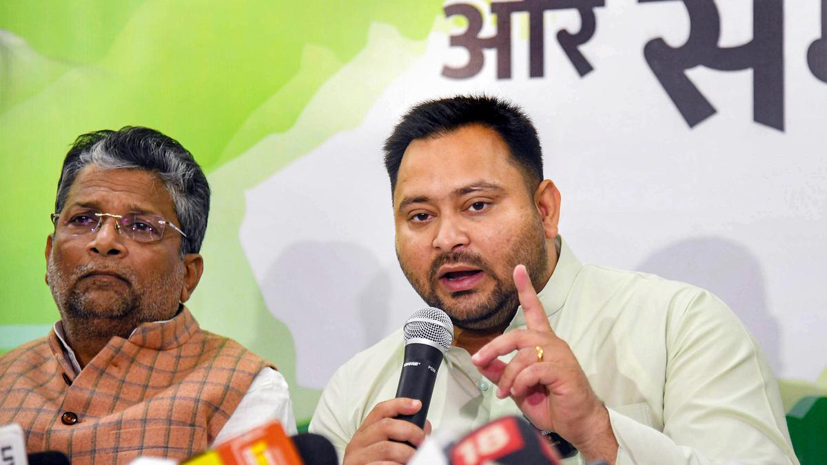 Seat-sharing among INDIA bloc allies in Bihar will be decided in two-three days: Tejashwi Yadav