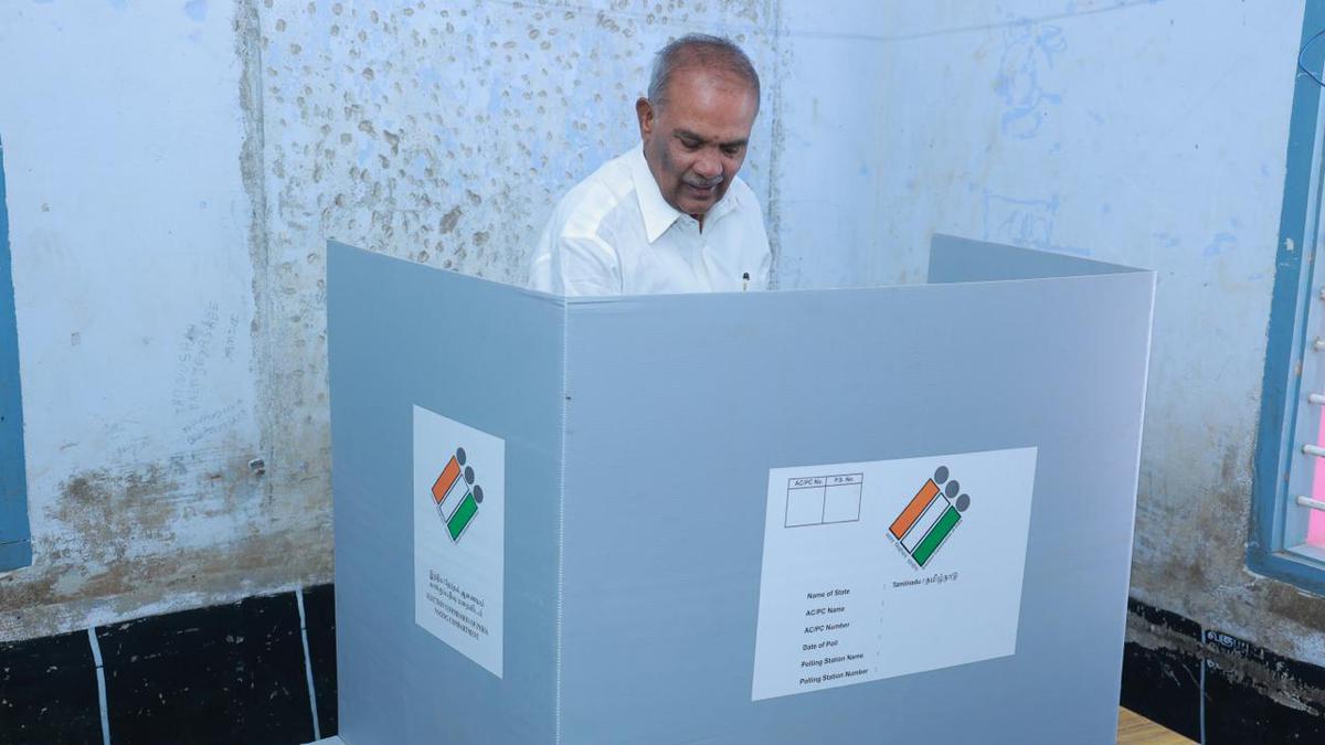 Lok Sabha elections 2024: In Pictures | Look at how leaders voted in Tamil Nadu, Puducherry