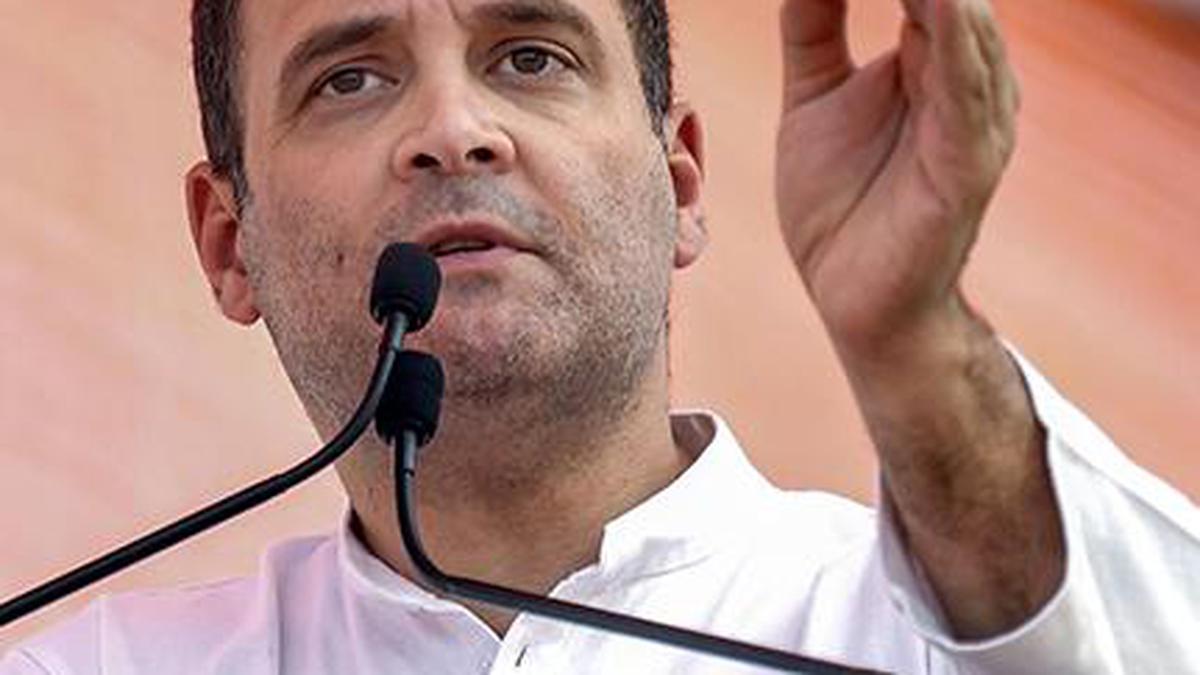 Modi is a loudspeaker for Ambani, Adani: Rahul